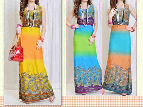 3187 maxi dress Jual baju dress wanitaBaju muslim modis 